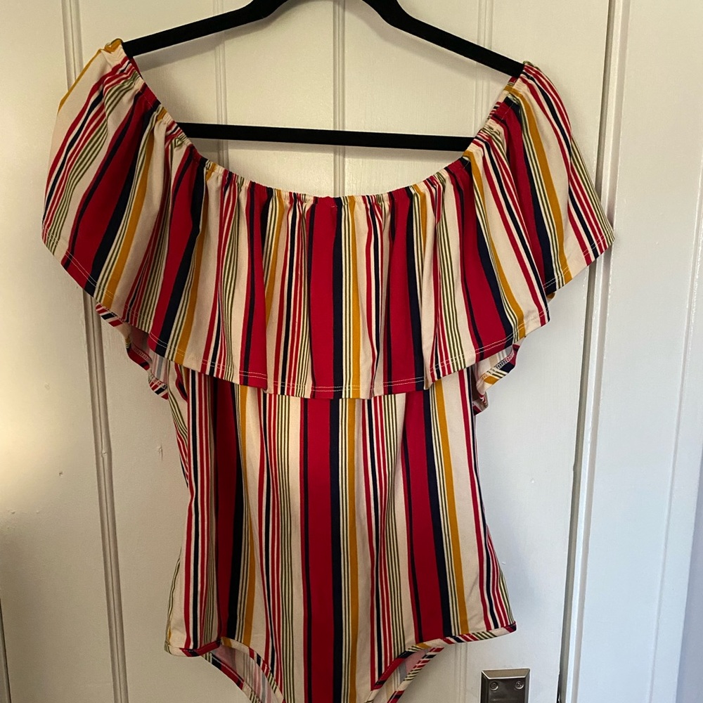 Off the shoulder jumpsuit